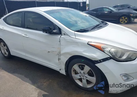 2012 Hyundai Elantra Gls z USA, uszkodzony, nr VIN 5NPDH4AEXCH112310